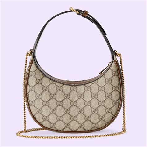 borsa tracolla mezza luna gucci|Gucci Borsa a mano a forma di mezzaluna misura piccola.